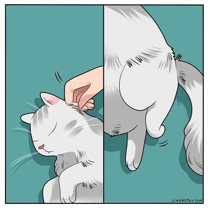 Artist Illustrates What It's Like To Live With A Cat (30 New Pics)