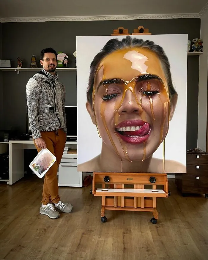 Paintings That Look Like Photographs: 45 Portraits By A Brazilian Artist