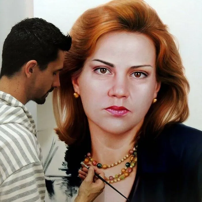 Paintings That Look Like Photographs: 45 Portraits By A Brazilian Artist