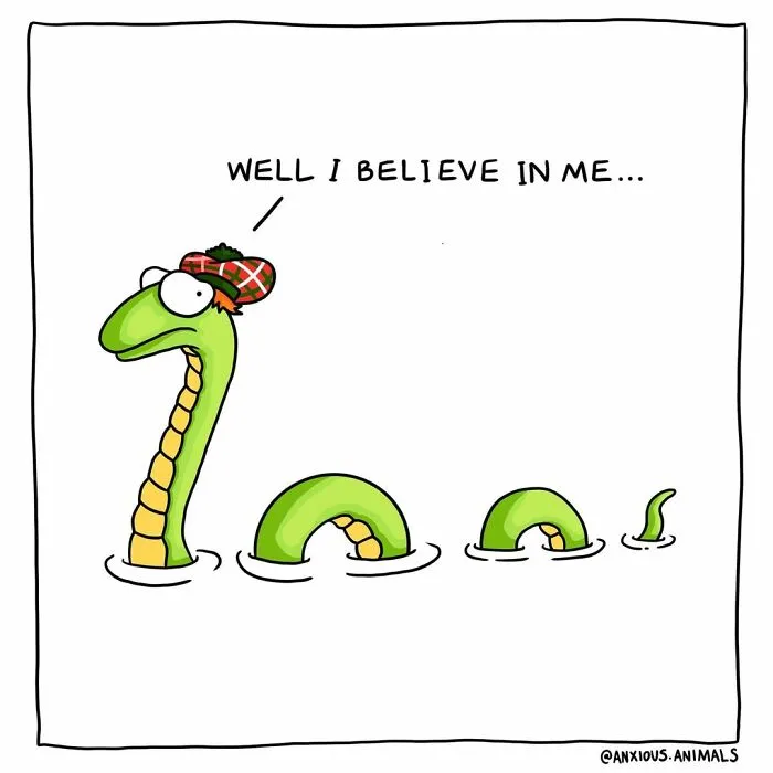 30 Funny And Relatable "Anxious Animals" Comics