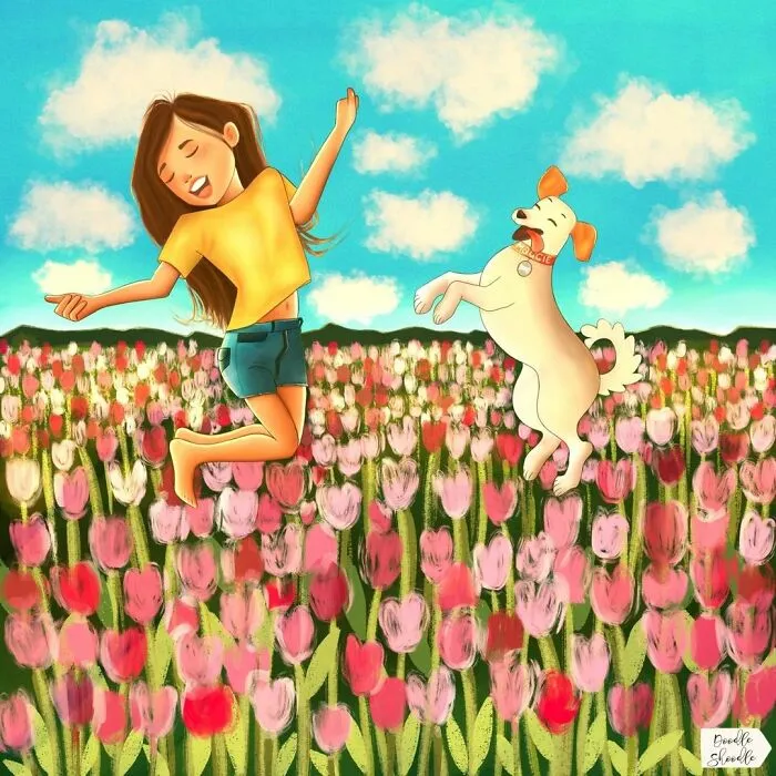 If You Had A Gloomy Day, These Illustrations Will Probably Make Your Worries Go Away (46 Pics)