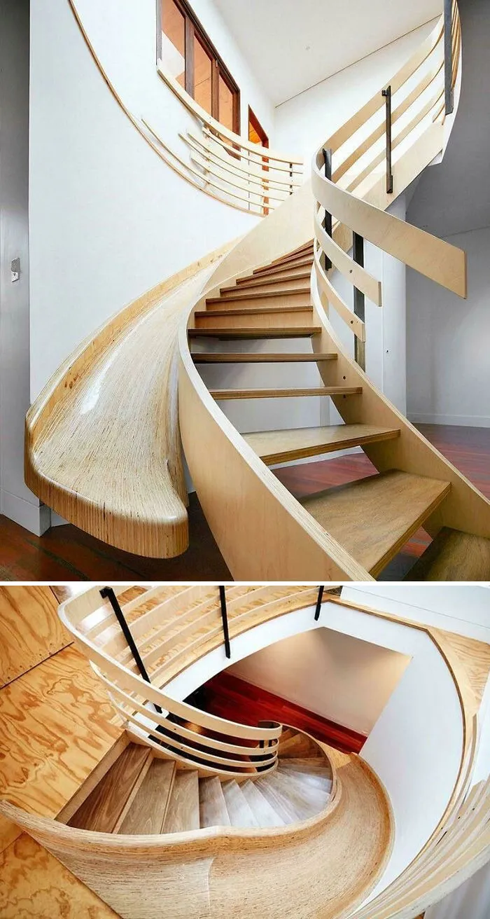 Tobogán alternativo a las escaleras