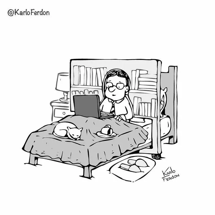This Artist Makes Humorous One-Panel Comics Without Dialogue (30 New Pics)