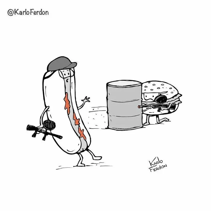 This Artist Makes Humorous One-Panel Comics Without Dialogue (30 New Pics)