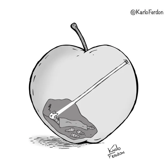 This Artist Makes Humorous One-Panel Comics Without Dialogue (30 New Pics)