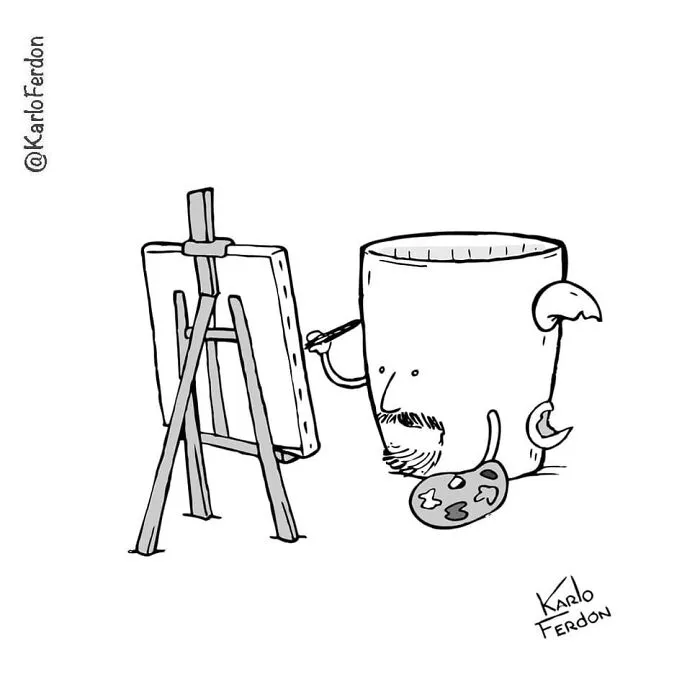 This Artist Makes Humorous One-Panel Comics Without Dialogue (30 New Pics)