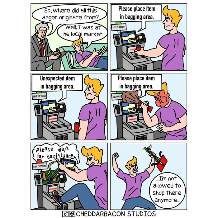 30 Ridiculously Funny Comics By 'Cheddar Bacon Studios'