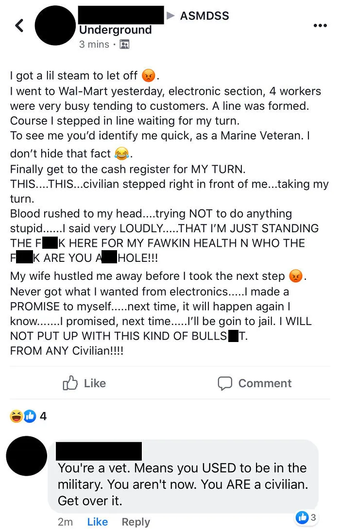 And Murdered By Words Of Another Vet
