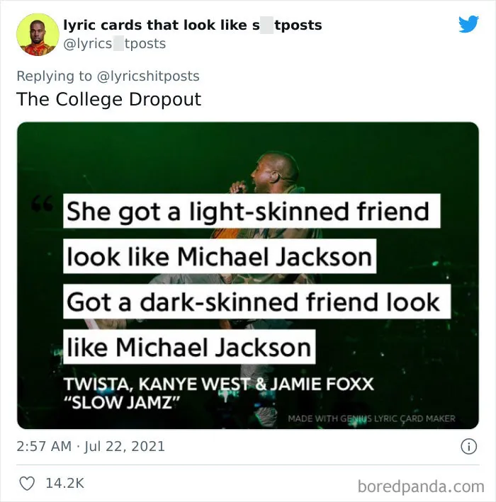 30 Hilariously Absurd Lyrics Shared On This Twitter That Collects Lyrics ‘You’d Never Believe Are Real’ (New Pics)