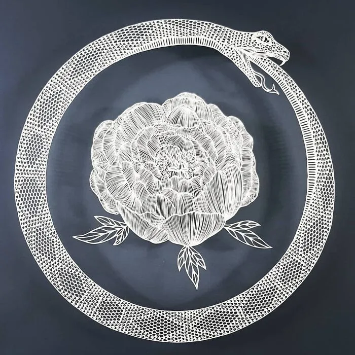 I Create Detailed And Delicate Flower Art, Which Can Take Up To 40 Hours To Complete (27 Pics)