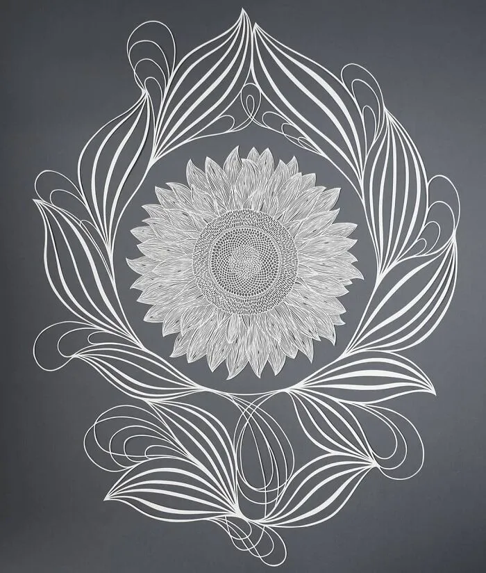 I Create Detailed And Delicate Flower Art, Which Can Take Up To 40 Hours To Complete (27 Pics)
