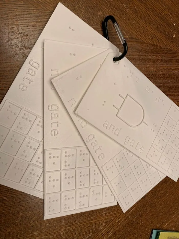 Made Tactile Diagrams For A Blind Student At My Uni
