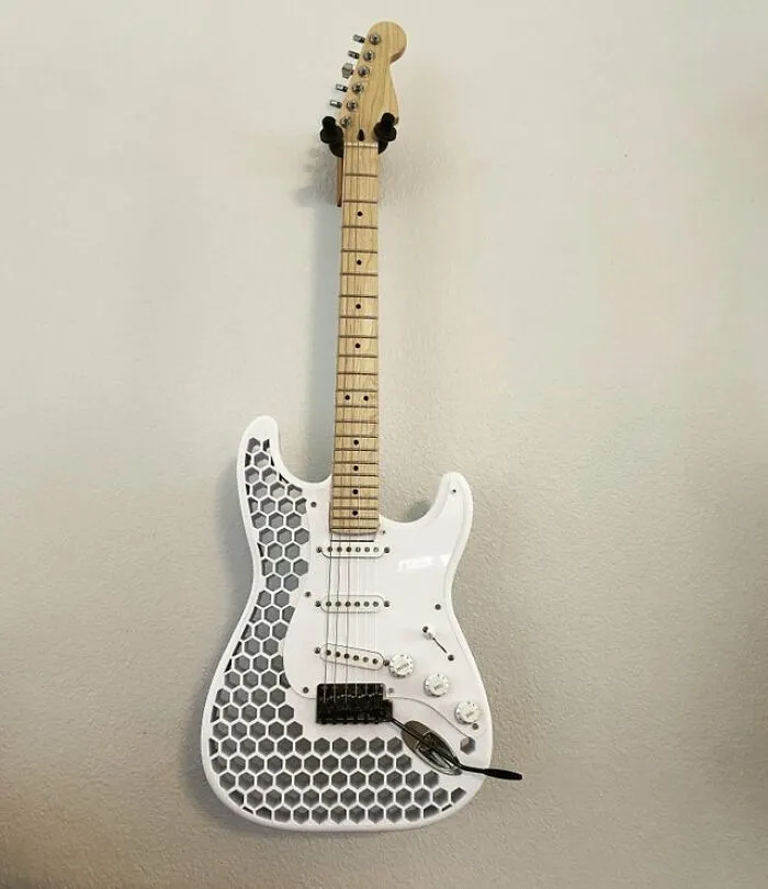 3D Printed Guitar Body Build