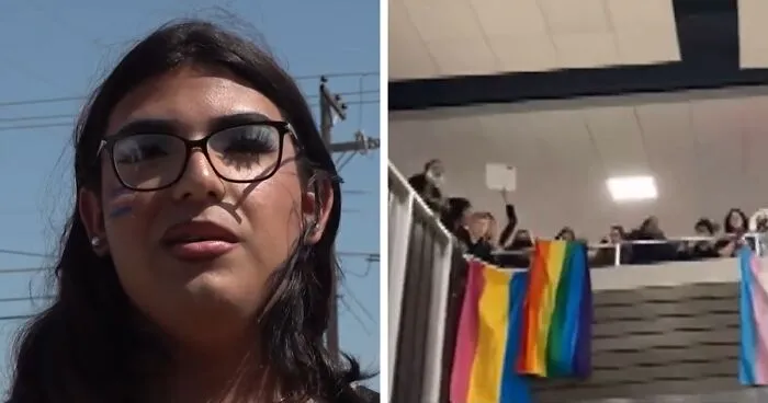 High School Students In Texas Stage A Massive Walkout After A Trans Girl Is Banned From Girls' Locker Room