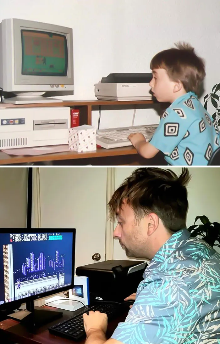 I Found An Old Pic Of Me Playing Computer Games. As It Turns Out I Haven't Changed Very Much