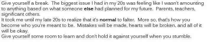 Hey Pandas, What Advice Do You Have For Me As I Approach My 20s? (Closed)