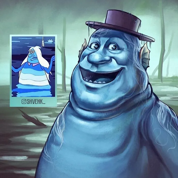 Here Are 30 Soviet Cartoon Characters This Russian Artist Redrew In His Style