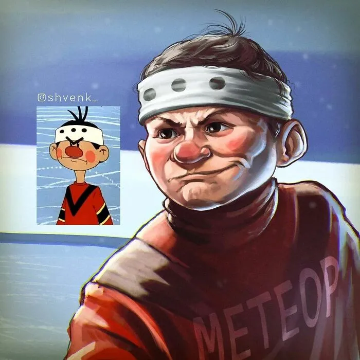 Here Are 30 Soviet Cartoon Characters This Russian Artist Redrew In His Style