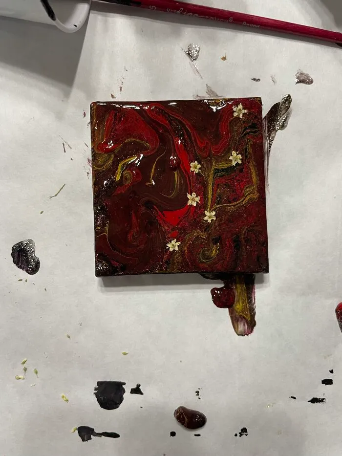 I Hope You Like It!! It’s An Acrylic Pour Attempt