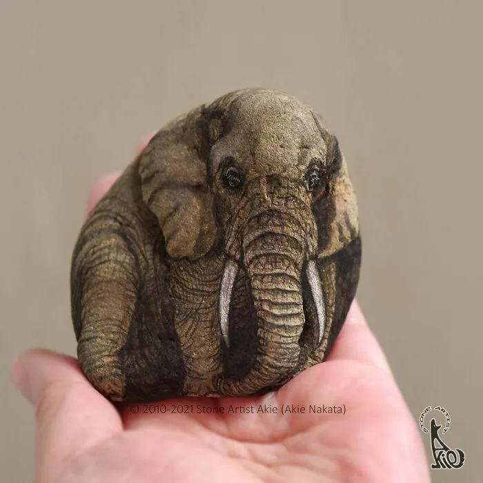 Japanese Artist Turns Blunt Stones Into Adorable Animals (70 New Pics)