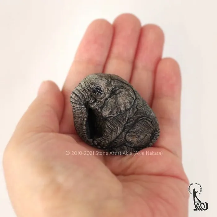 Japanese Artist Turns Blunt Stones Into Adorable Animals (70 New Pics)