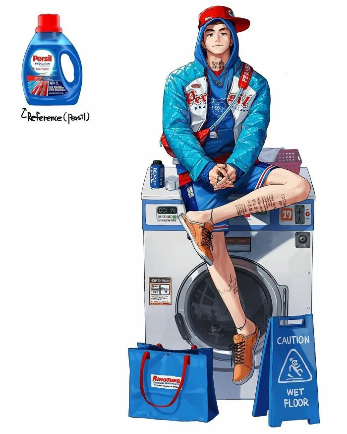 Artist Reimagines Various Things As Cartoon Characters (40 New Pics)