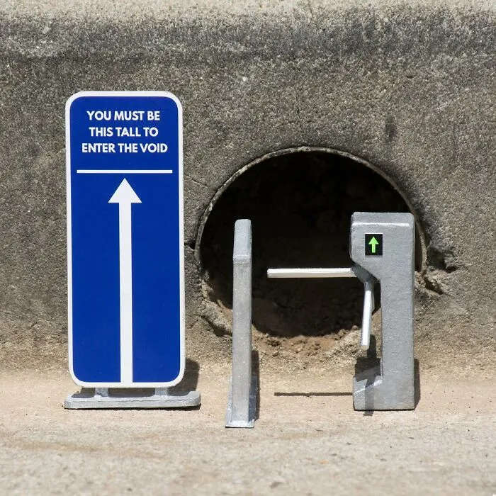 Artist Hides Clever And Funny Signs Around His City For People To Find (30 Pics)