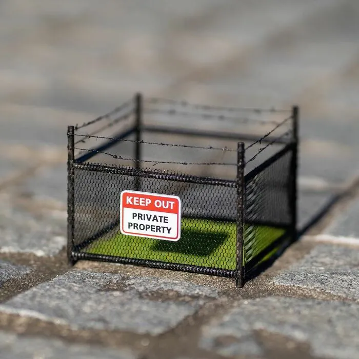 Artist Hides Clever And Funny Signs Around His City For People To Find (30 Pics)