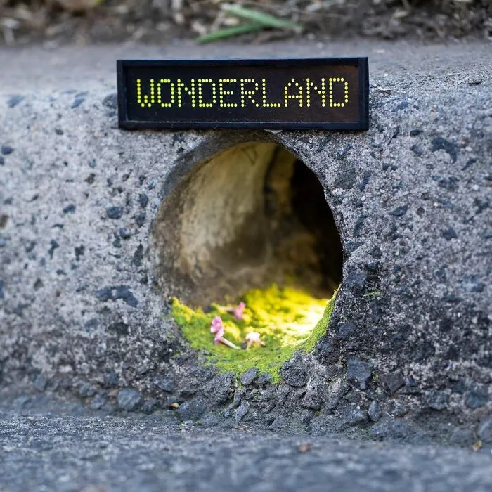 Artist Hides Clever And Funny Signs Around His City For People To Find (30 Pics)