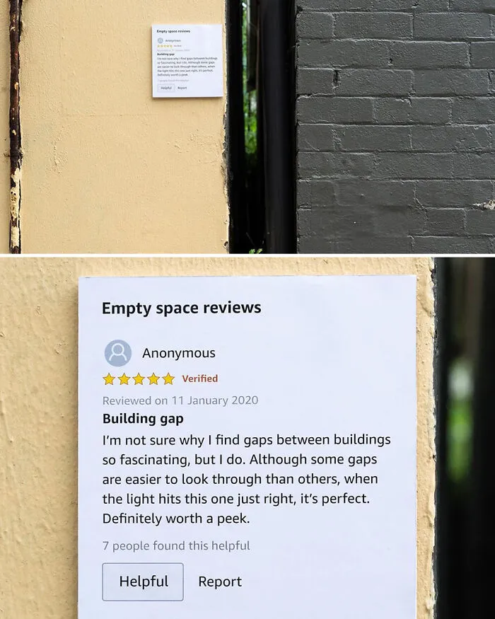 Artist Hides Clever And Funny Signs Around His City For People To Find (30 Pics)