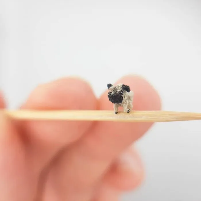 This Artist Started Micro Crocheting As An Experiment, And Now She Creates Tiny Animals And Plants Using Needle And Thread (70 Pics)