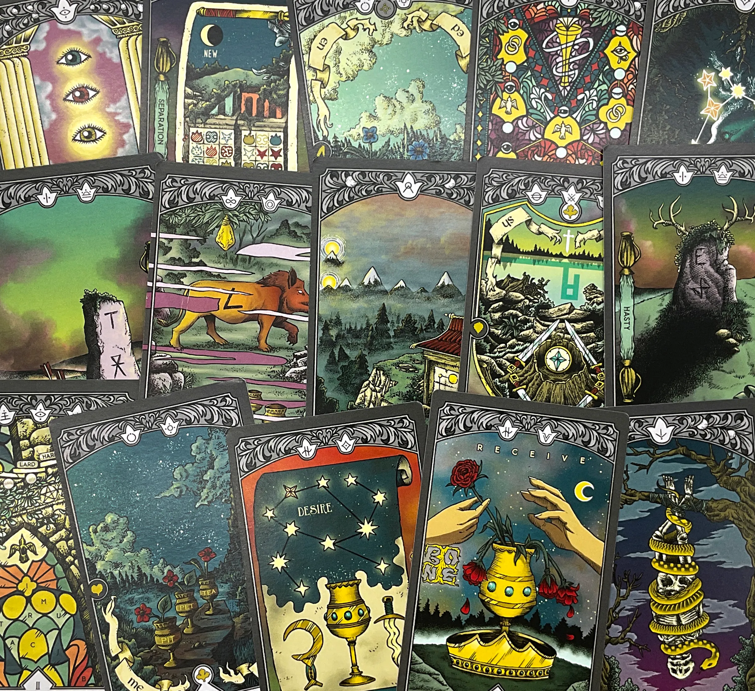 We Created An Illustrated Puzzle Adventure In A Tarot Deck