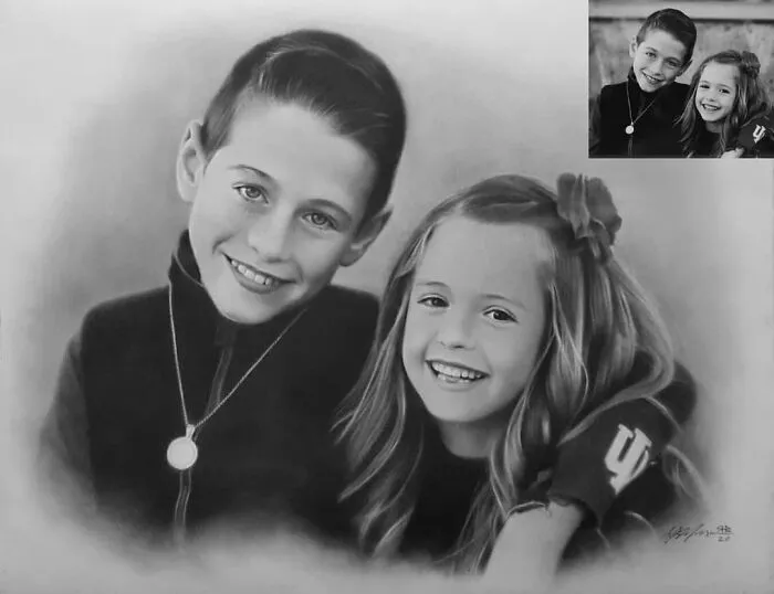 This Russian Street Artist Draws Photorealistic Live Portraits And Each One Takes Up To An Hour (102 New Pics)