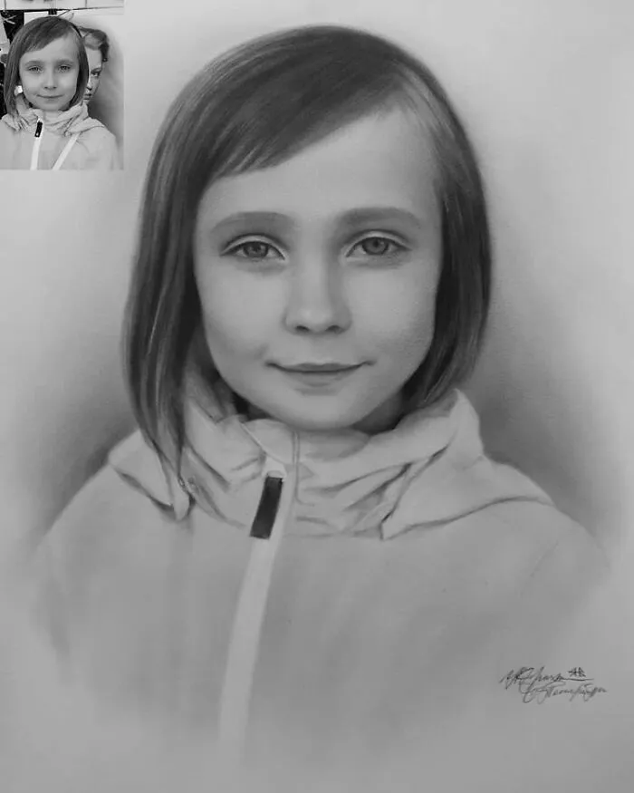 This Russian Street Artist Draws Photorealistic Live Portraits And Each One Takes Up To An Hour (102 New Pics)