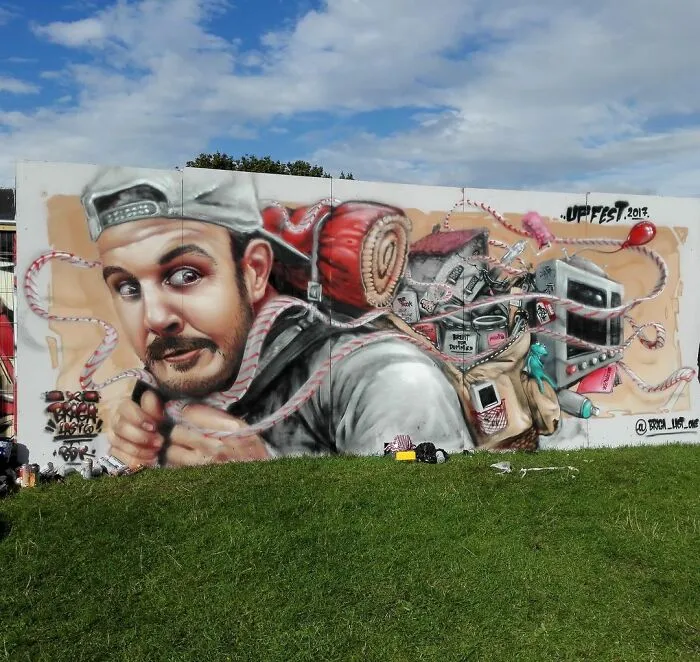 French Artist's 52 3D Graffiti
