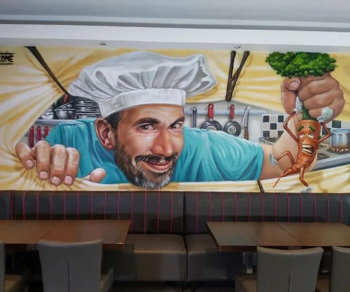 French Artist's 52 3D Graffiti