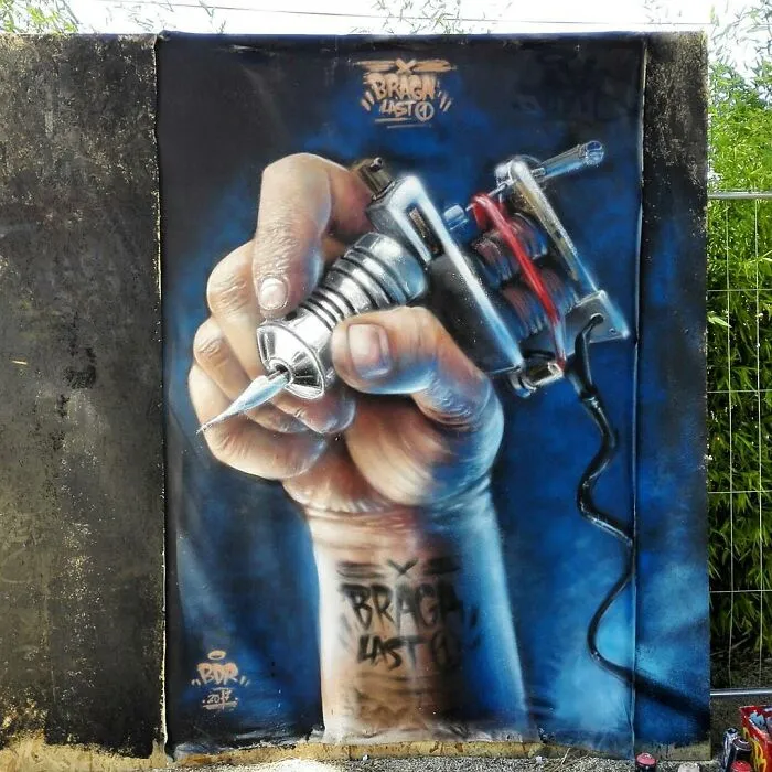 French Artist's 52 3D Graffiti