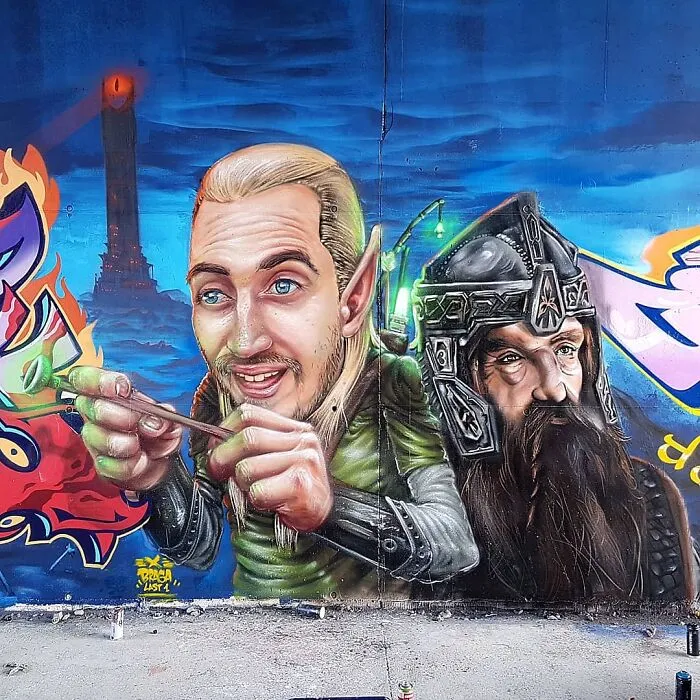 French Artist's 52 3D Graffiti