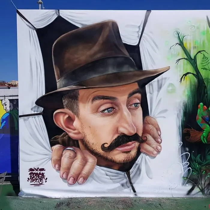 French Artist's 52 3D Graffiti