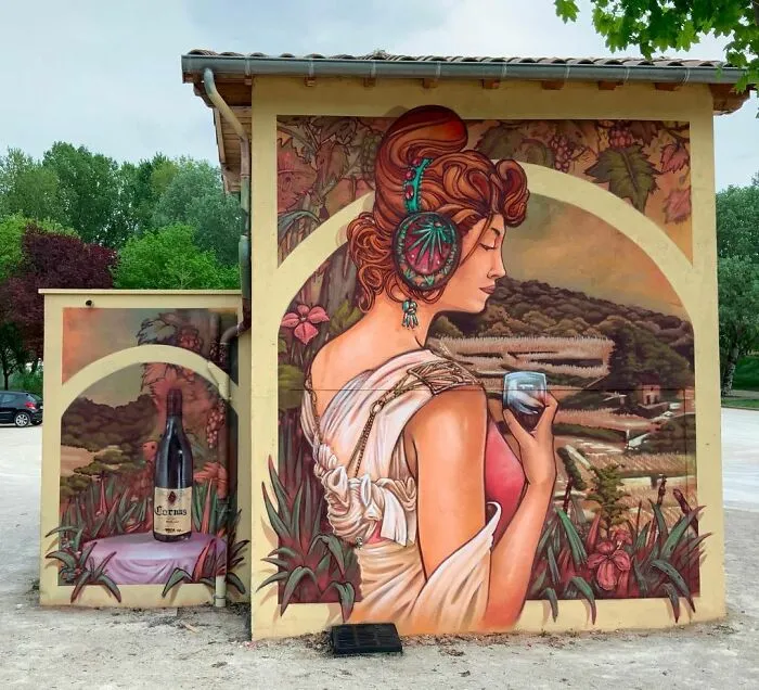 French Artist's 52 3D Graffiti