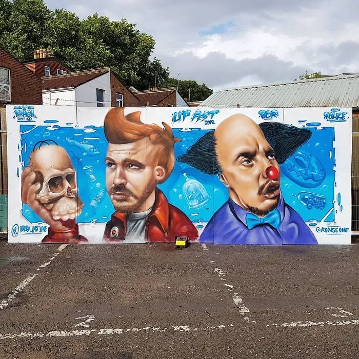 French Artist's 52 3D Graffiti