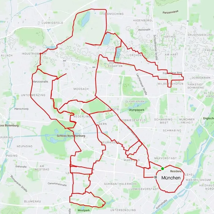 Gary Cordery Collects People's Drawings Made On A Map By Walking, Running, Cycling, Or Driving (94 Pics)