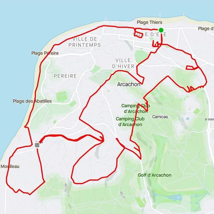 Gary Cordery Collects People's Drawings Made On A Map By Walking, Running, Cycling, Or Driving (94 Pics)