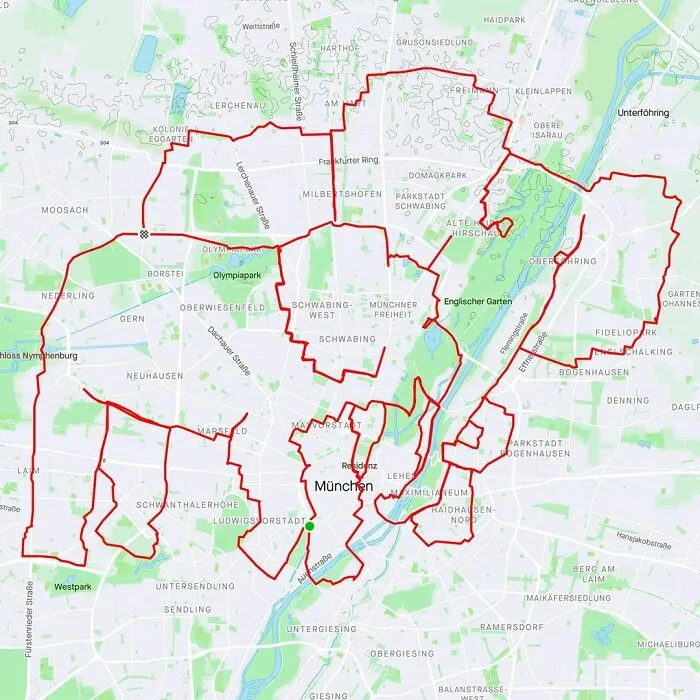 Gary Cordery Collects People's Drawings Made On A Map By Walking, Running, Cycling, Or Driving (94 Pics)