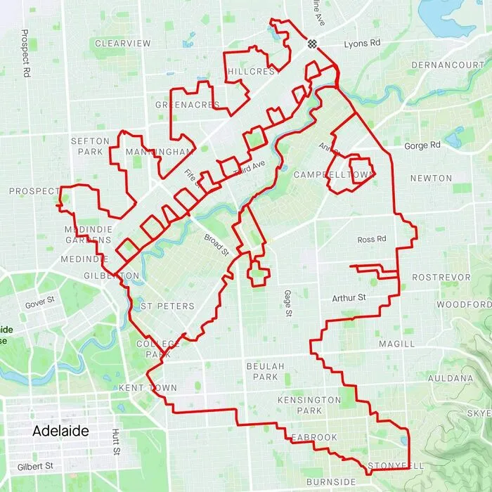 Gary Cordery Collects People's Drawings Made On A Map By Walking, Running, Cycling, Or Driving (94 Pics)