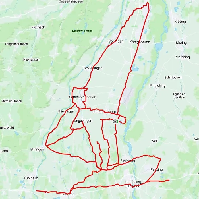 Gary Cordery Collects People's Drawings Made On A Map By Walking, Running, Cycling, Or Driving (94 Pics)