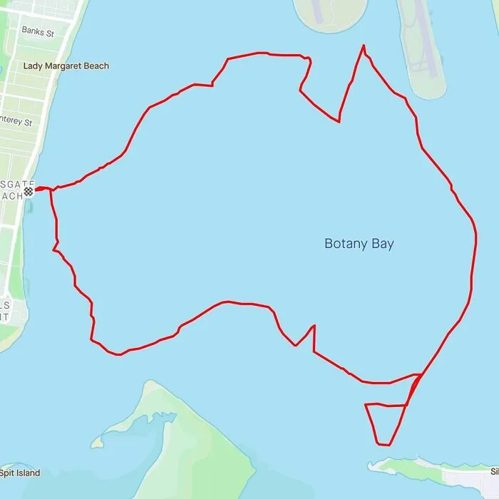 Gary Cordery Collects People's Drawings Made On A Map By Walking, Running, Cycling, Or Driving (94 Pics)