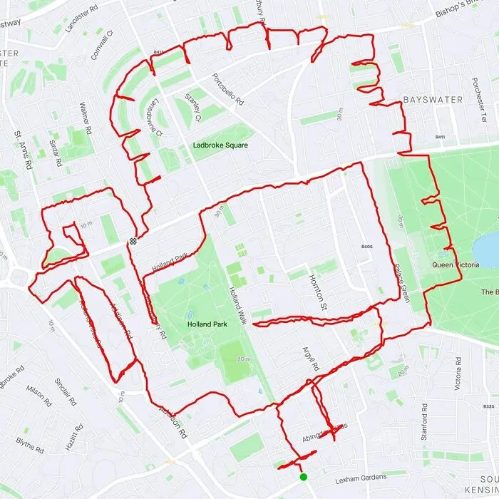 Gary Cordery Collects People's Drawings Made On A Map By Walking, Running, Cycling, Or Driving (94 Pics)