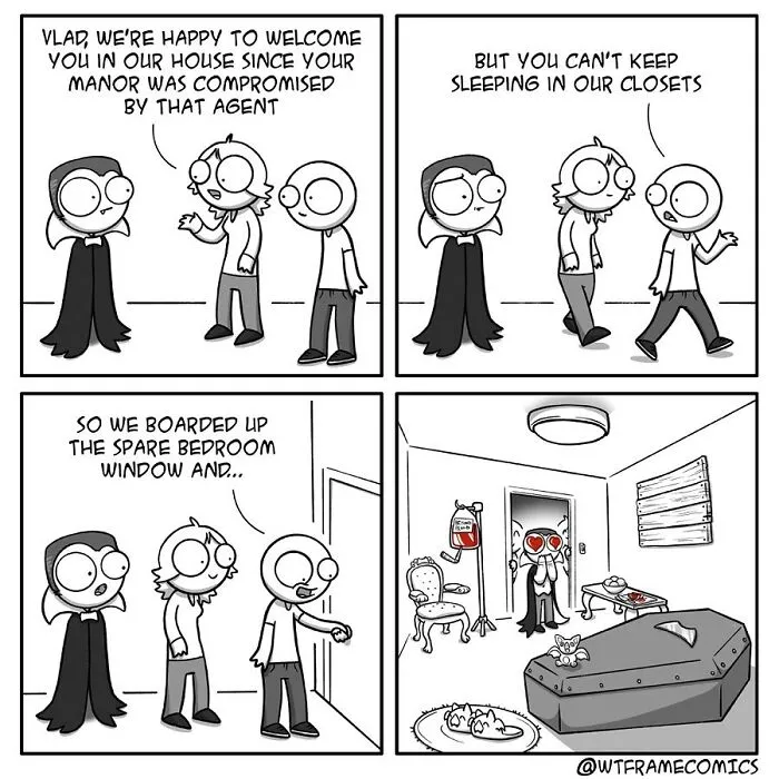 This Canadian Artist Creates Funny Comics That Offer Funny Interpretations Of Everyday Life (30 Pics)