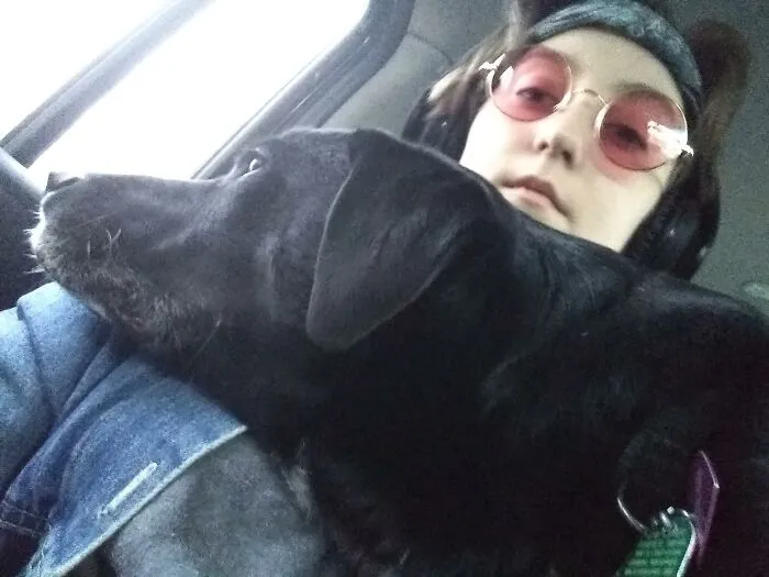 She Likes To Be A Living Seatbelt